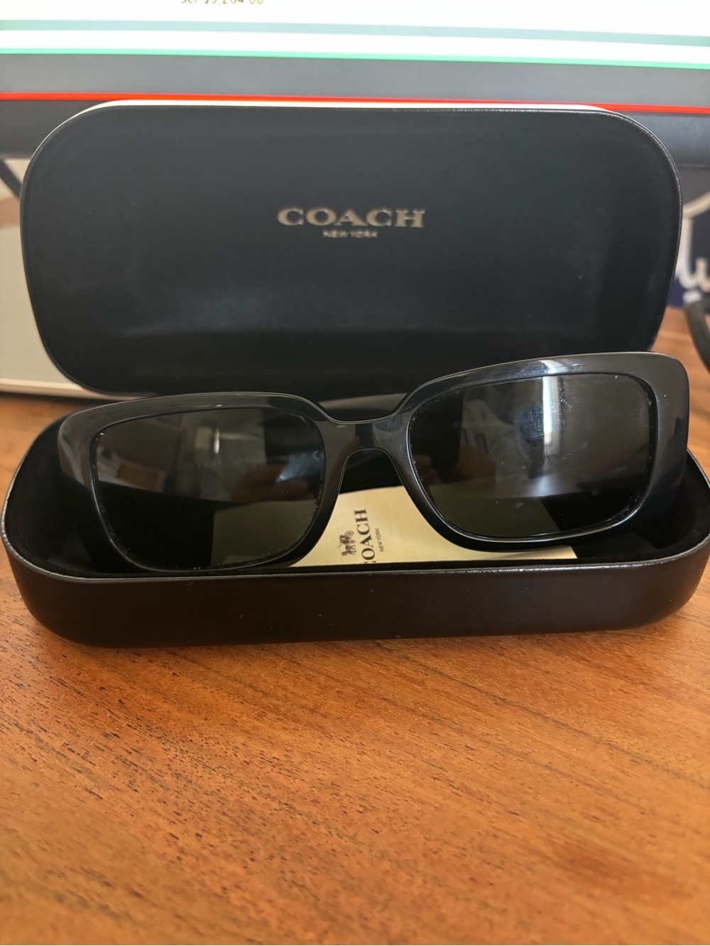 Authentic Coach women’s Black Sunglasses with the original case